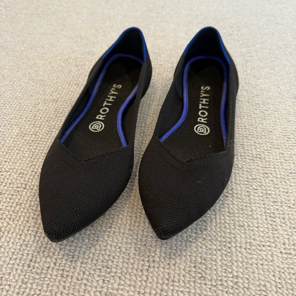 Rothy's Black Women's Flats The Point